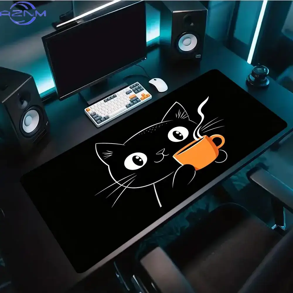Desk Setup Pc And Laptop - Tappetino per mouse da gioco grande